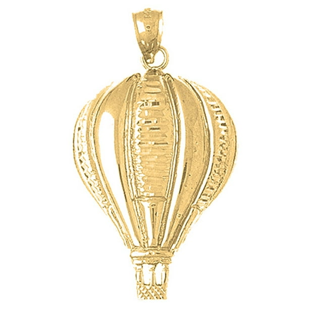 Jewels Obsession Hot Air Balloon Necklace 14K Yellow Gold-plated 925 Silver Hot Air Balloon Pendant with 18 Necklace Jewels Obsession Hot Air Balloon Necklace 14K Yellow Gold-plated 925 Silver Hot Air Balloon Pendant with 18 Necklace